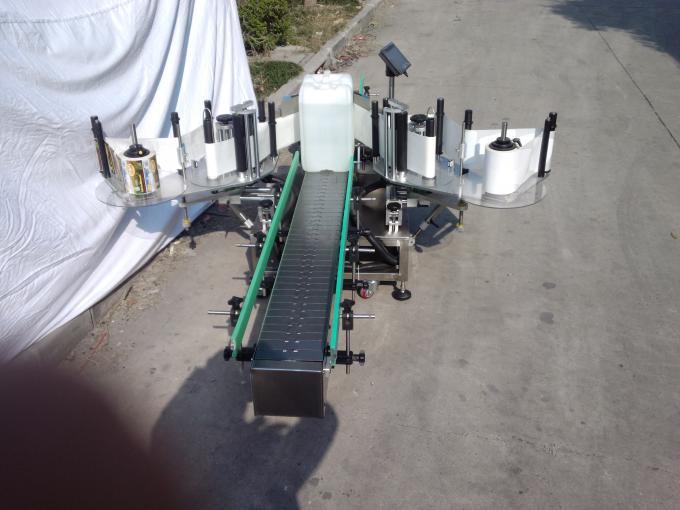 Pielāgota automātiska flakonu marķēšanas mašīna mazai penicilīna pudeles etiķetes uzlīmei