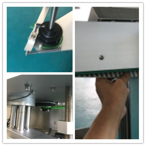 Alus pudeles dubultās sānu uzlīmju marķēšanas mašīna, automātiska uzlīmju marķēšanas mašīna