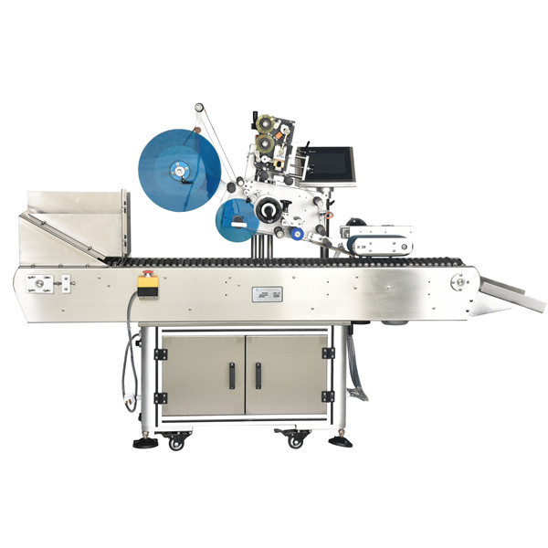 Ātrgaitas Sus304 ekonomiskās automātiskās aploksnes flakonu marķēšanas mašīna