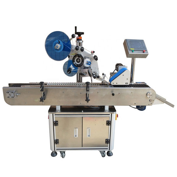 Ātrgaitas Sus304 ekonomiskā automātiskā penicilīna pudeles flakona marķēšanas mašīna