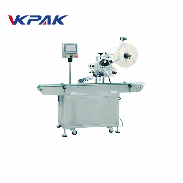 Pašlīmējošā etiķešu mašīna ledus ķieģeļu augšējai pusei