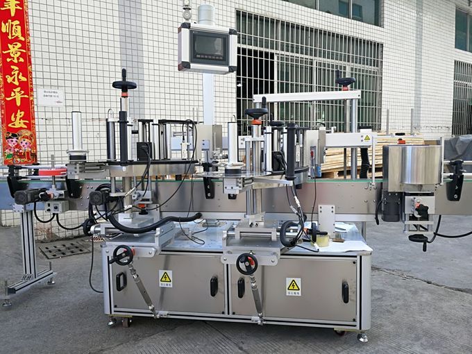 Divpusēja priekšējās un aizmugurējās pašlīmējošās uzlīmēšanas mašīna ar pilnībā automātisku skārienekrānu